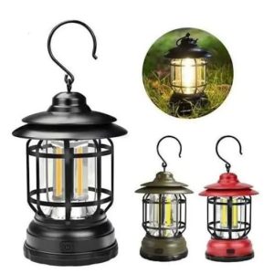 Vintage Rechargeable LED Camping Lantern