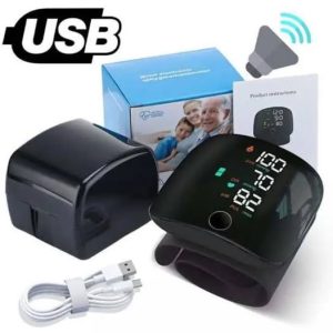 Smart Wrist Digital Blood Pressure Monitor (Rechargeable)