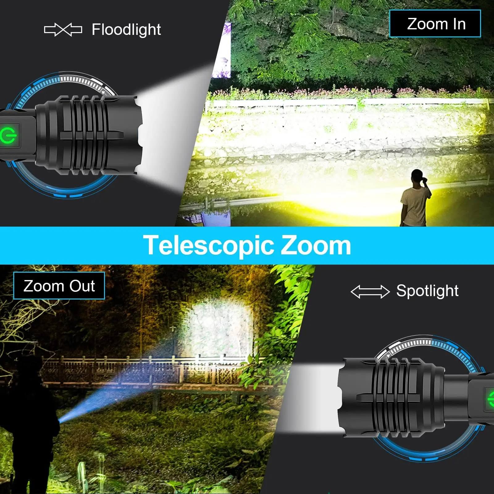 Ultra Bright Tactical Rechargeable Flashlight - Image 4