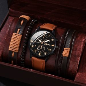 Men’s Watch & Bracelet Combo