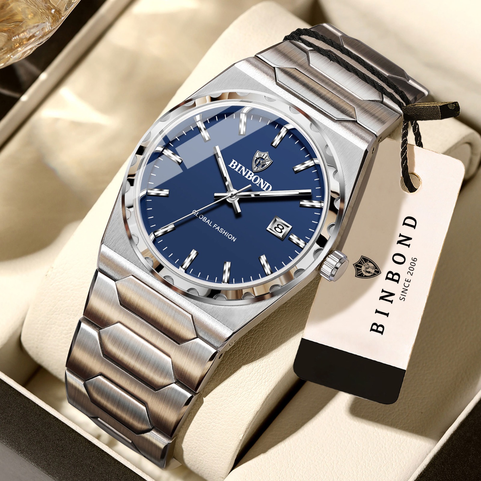 BINBOND Luxury Men's Quartz Watch - Image 3